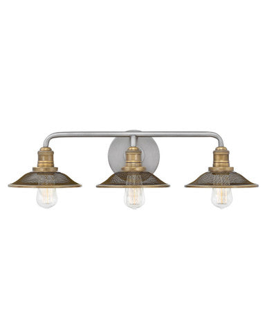 Hinkley Lighting Rigby Three Light Vanity Antique Nickel 5293AN