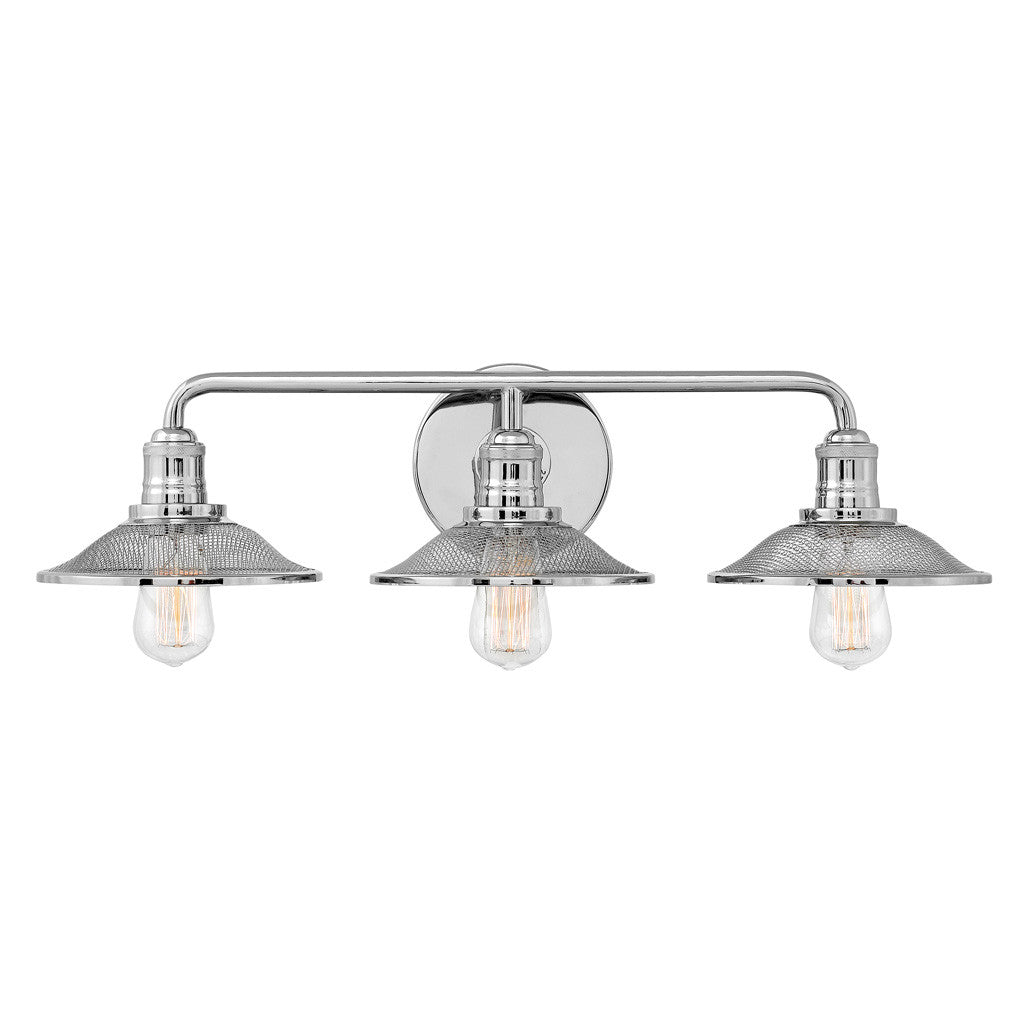 Hinkley Lighting Rigby Three Light Vanity Polished Nickel 5293PN