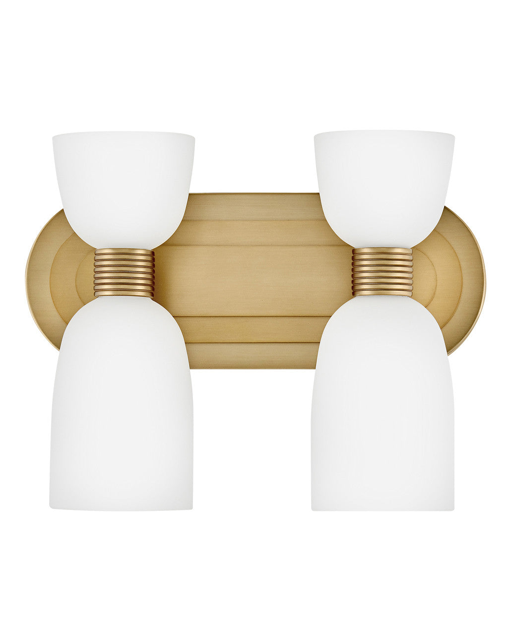 Hinkley Lighting Tallulah Small Two Light Vanity in Lacquered Brass HL52962