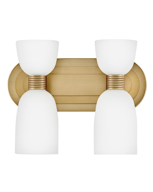 Hinkley Lighting Tallulah Small Two Light Vanity in Lacquered Brass HL52962