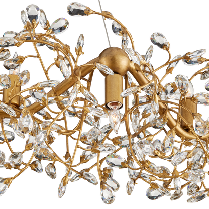 Currey & Co. Crystal Bud Grande Ring Chandelier 9000-1136