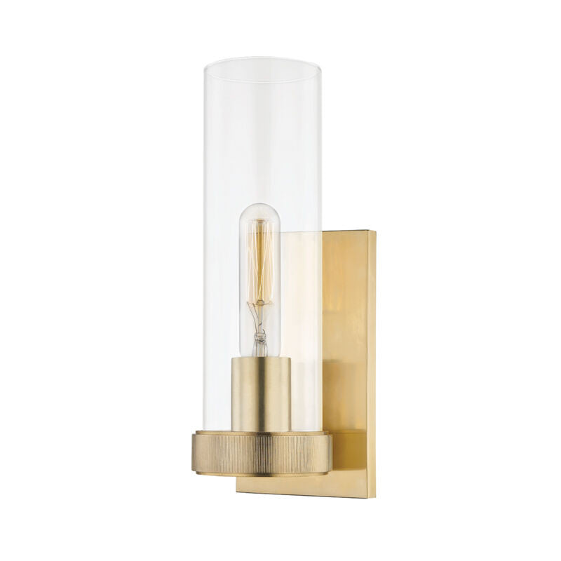 Hudson Valley Lighting Briggs Wall Sconce in Aged Brass 5301-AGB