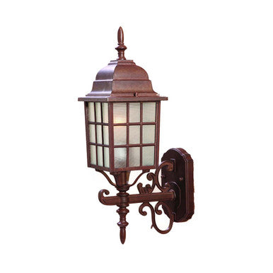 Acclaim Lighting Nautica 1-Light Burled Walnut Wall Light in Burled Walnut 5301BW