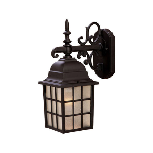 Acclaim Lighting Nautica 1-Light Matte Black Wall Light in Matte Black 5302BK