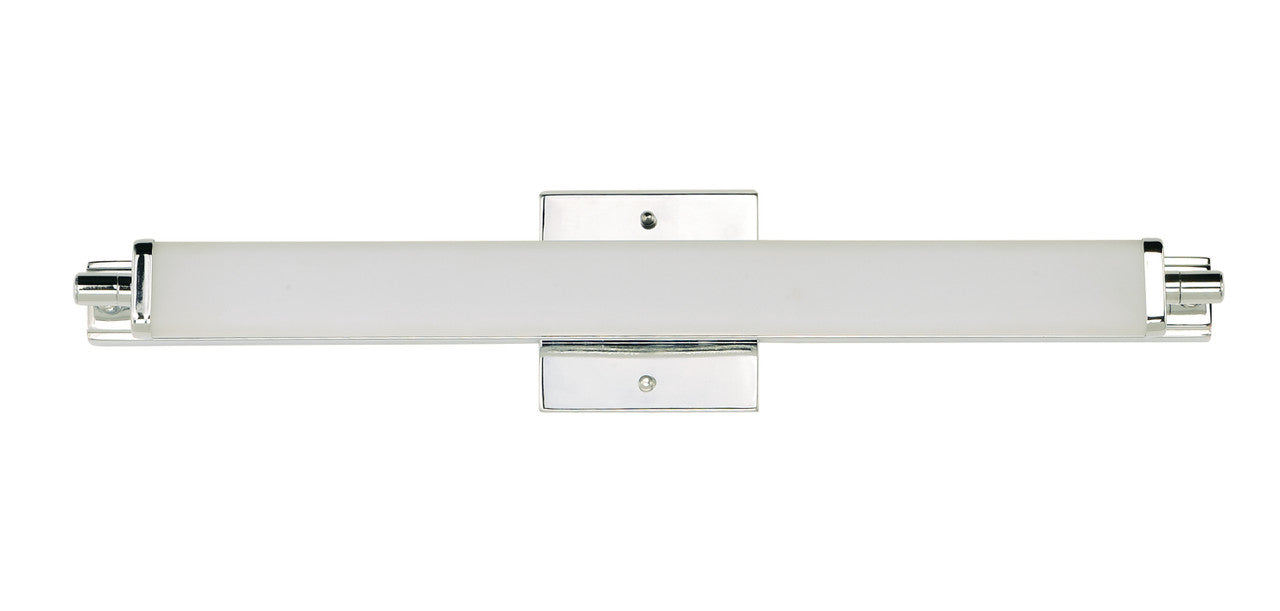 Maxim Director 24" LED Bath Vanity Light in Polished Chrome 53033WTPC