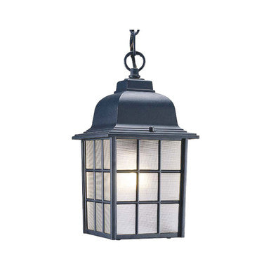 Acclaim Lighting Nautica 1-Light Matte Black Hanging Light in Matte Black 5306BK