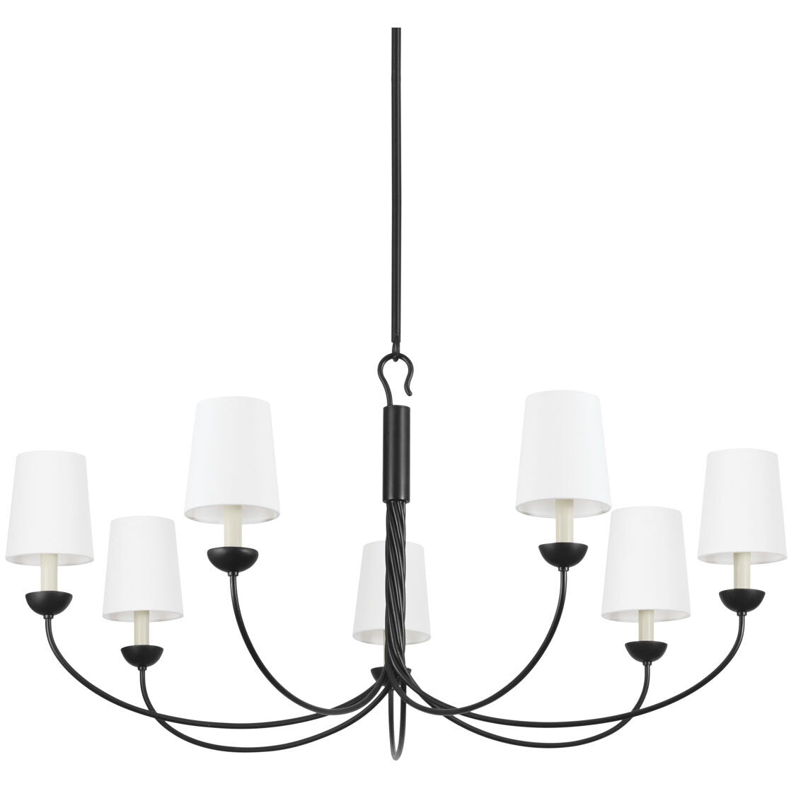 Hudson Valley Lighting Montpelier Chandelier in Aged Iron 5307-AI