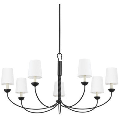 Hudson Valley Lighting Montpelier Chandelier in Aged Iron 5307-AI