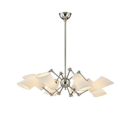 Hudson Valley Lighting Buckingham Chandelier in Polished Nickel 5308-PN