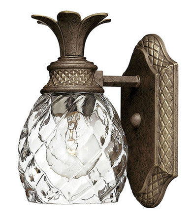 Hinkley Lighting Plantation Single Light Sconce Pearl Bronze 5310PZ