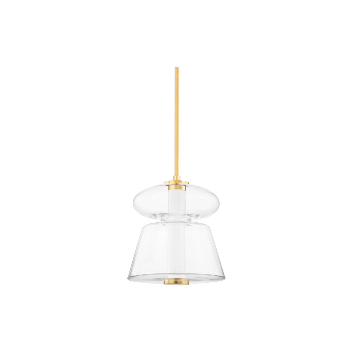 Hudson Valley LightingPalermo 1 Light PendantAged Brass 5313-AGB