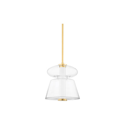 Hudson Valley LightingPalermo 1 Light PendantAged Brass 5313-AGB