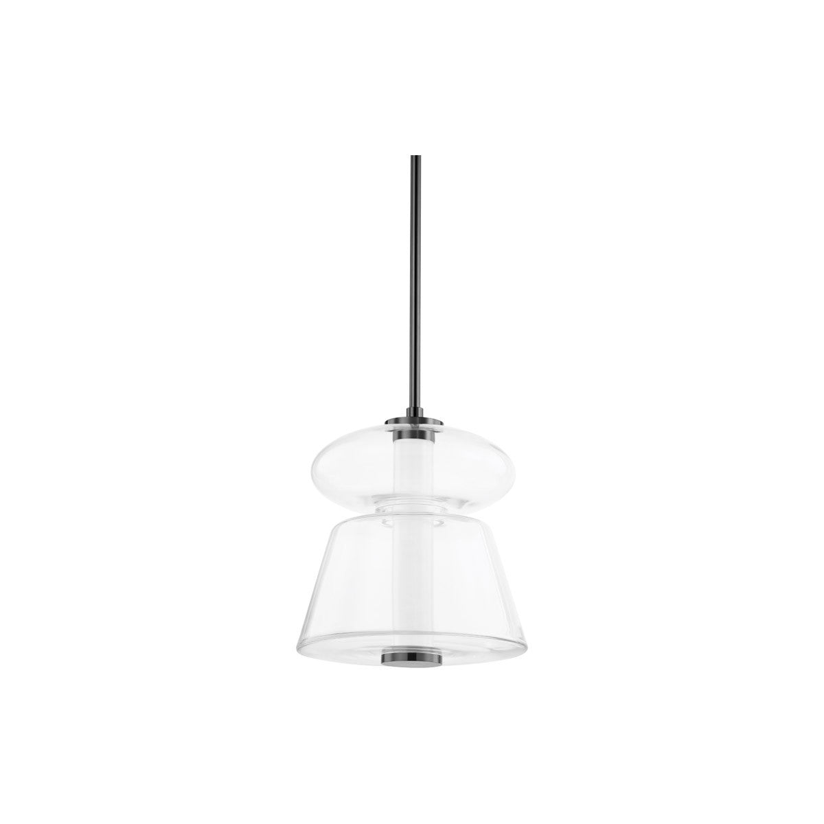 Hudson Valley LightingPalermo 1 Light PendantBlack Nickel 5313-BLNK