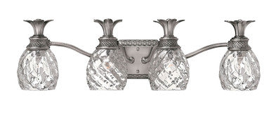 Hinkley Lighting Plantation Four Light Vanity Polished Antique Nickel 5314PL