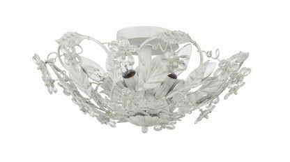 Crystorama Paris Market 6 Light Antique White Ceiling Mount 5316-AW