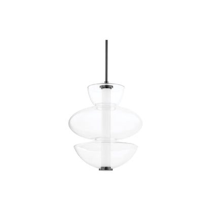 Hudson Valley LightingPalermo 1 Light PendantBlack Nickel 5319-BLNK