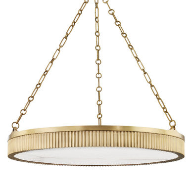 Hudson Valley Lighting Lynden Chandelier in Aged Brass 532-AGB