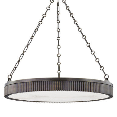 Hudson Valley Lighting Lynden Chandelier in Distressed Bronze 532-DB