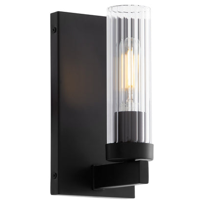 Quorum  Kilbey 1 Light Vanity Wall Mount - Matte Black 533-1-59