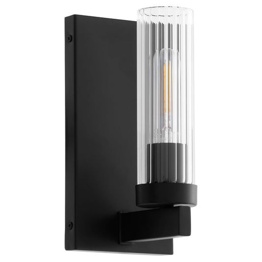 Quorum  Kilbey 1 Light Vanity Wall Mount - Matte Black 533-1-59