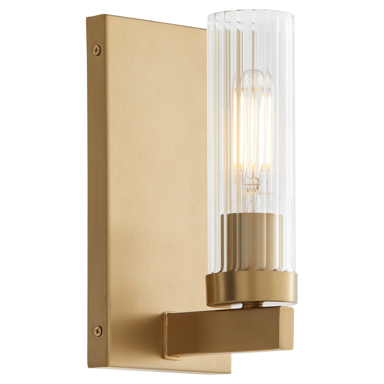 Quorum  Kilbey 1 Light Vanity Wall Mount - Aged Brass 533-1-80