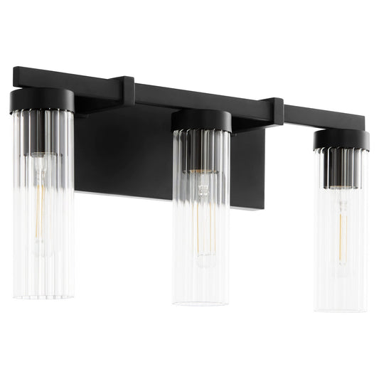 Quorum  Kilbey 3 Light Vanity Wall Mount - Matte Black 533-3-59