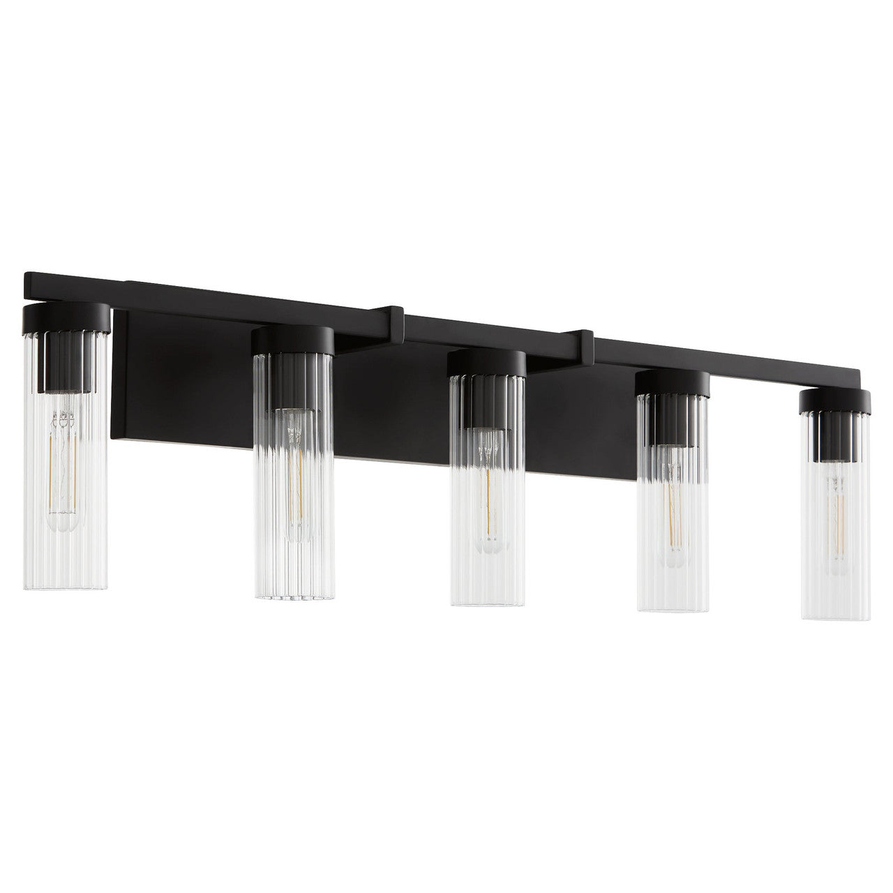 Quorum  Kilbey 5 Light Vanity Wall Mount - Matte Black 533-5-59