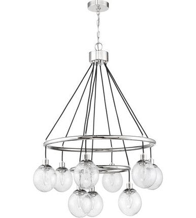 Craftmade 9 Light Chandelier in Chrome 53329-CH