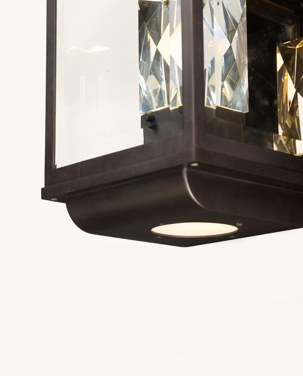 Maxim Mandeville 2-Light LED Outdoor Wall Sconce in Galaxy Black 53524CLGBK