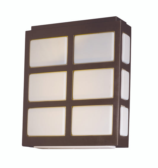 Maxim Packs LED Outdoor Wall Sconce in Metallic Bronze 53592WTMB