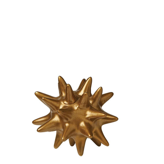 Global Views Urchin Antique Gold Small D8.80002