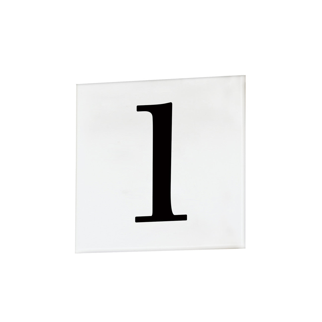 Maxim 1 - 4" Square Tile - SERIF in White 53661WT