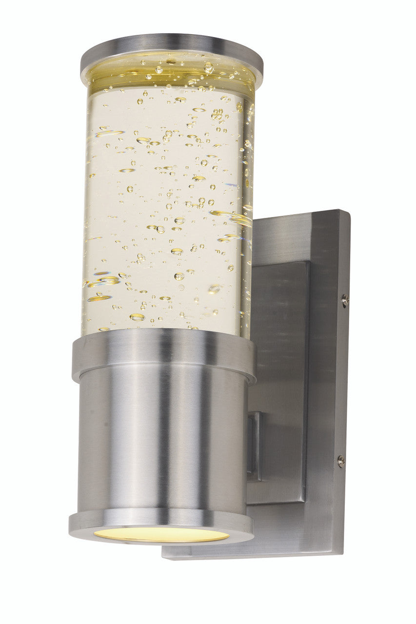 Maxim Pillar 2-Light LED Wall Sconce in Brushed Aluminum 53685CLAL