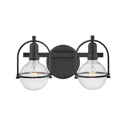 Hinkley Lighting Somerset Two Light Vanity Black 53772BK