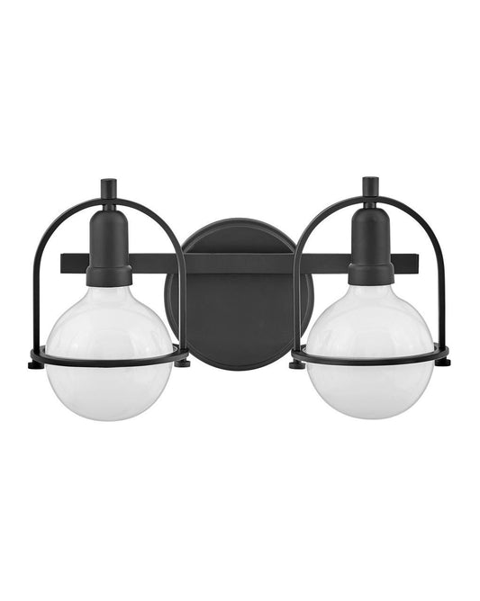 Hinkley Lighting Somerset Two Light Vanity Black 53772BK