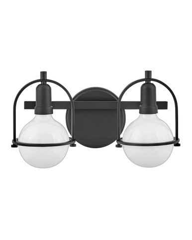 Hinkley Lighting Somerset Two Light Vanity Black 53772BK