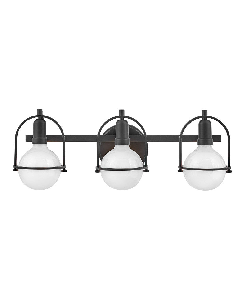 Hinkley Lighting Somerset Three Light Vanity Black 53773BK