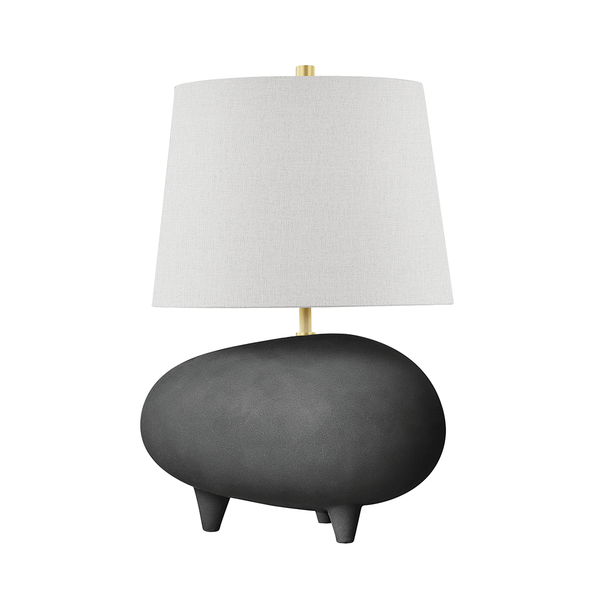 Hudson Valley Lighting Tiptoe Table Lamp in Aged Brass/matte Black KBS1423201A-AGB/MB