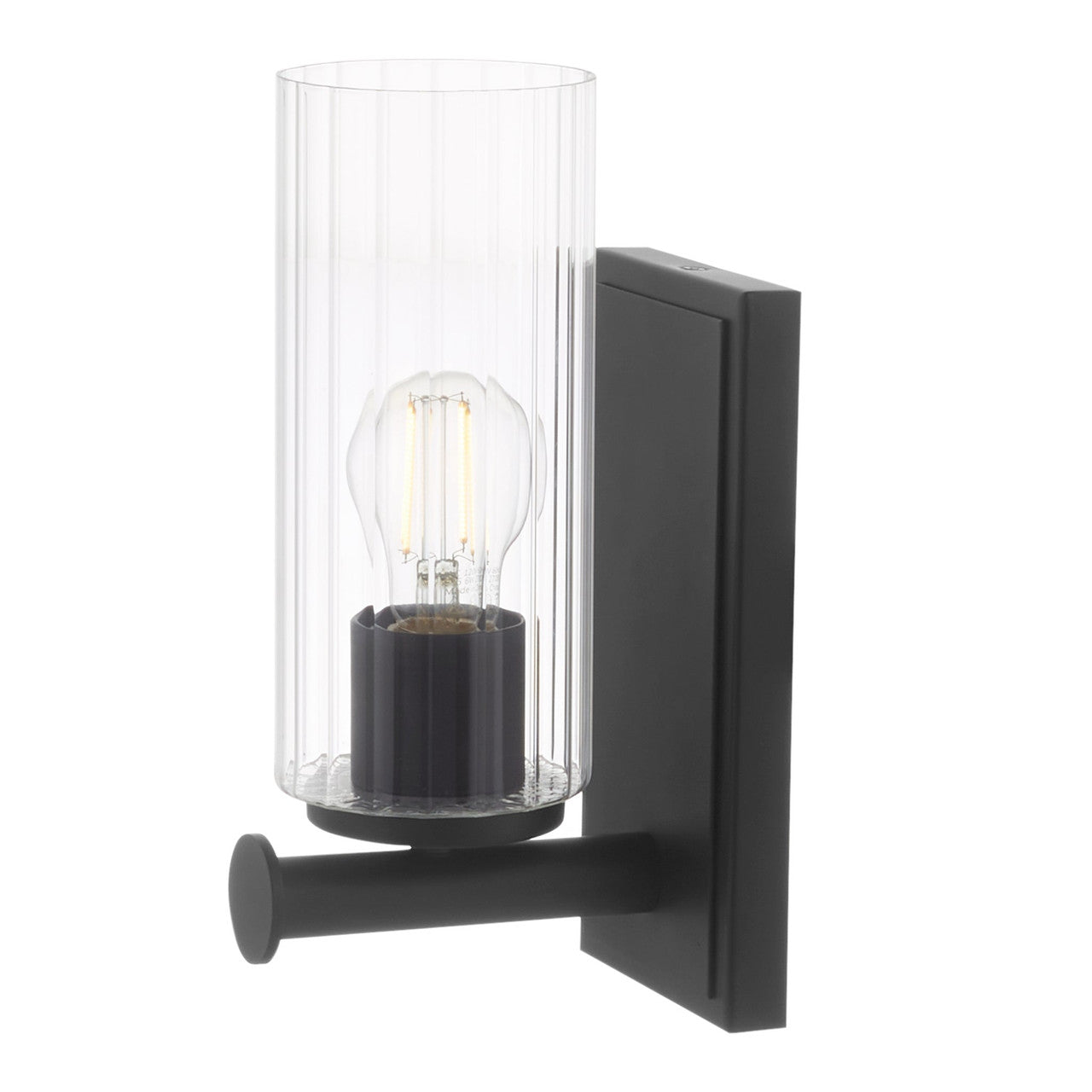 Quorum  Juniper 1 Light Vanity Wall Mount - Matte Black 540-1-59