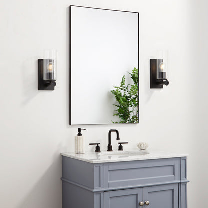 Quorum  Juniper 1 Light Vanity Wall Mount - Matte Black 540-1-59