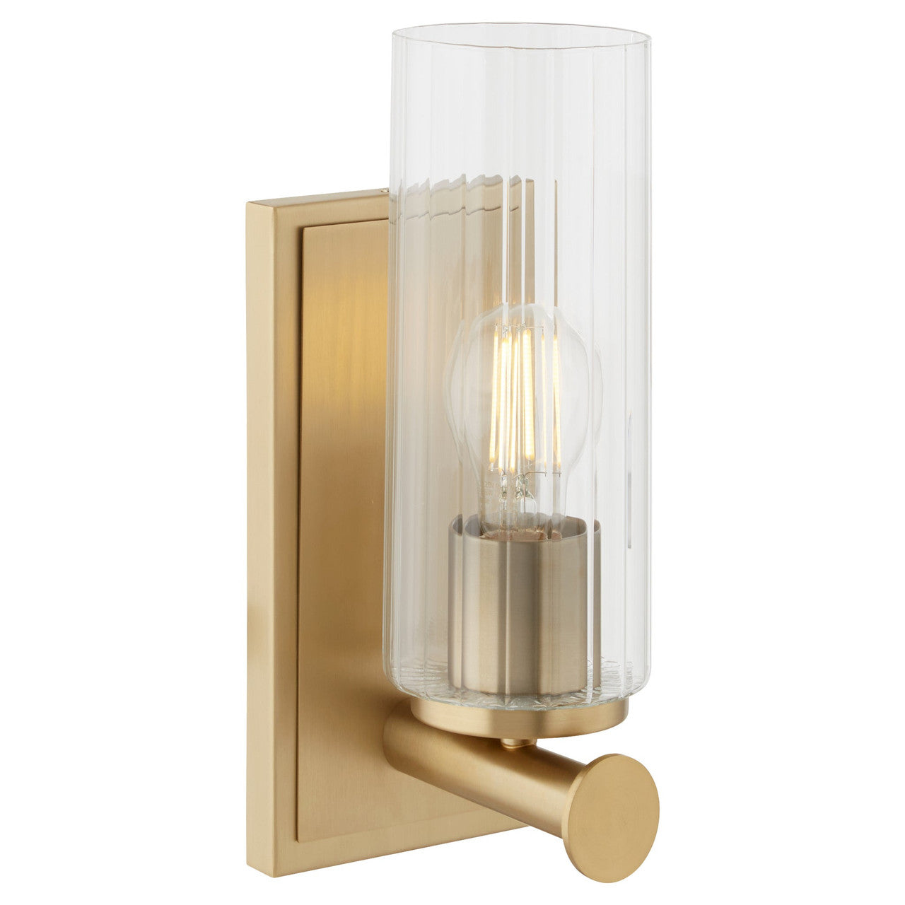 Quorum  Juniper 1 Light Vanity Wall Mount - Aged Brass 540-1-80