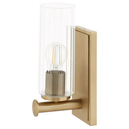 Quorum  Juniper 1 Light Vanity Wall Mount - Aged Brass 540-1-80