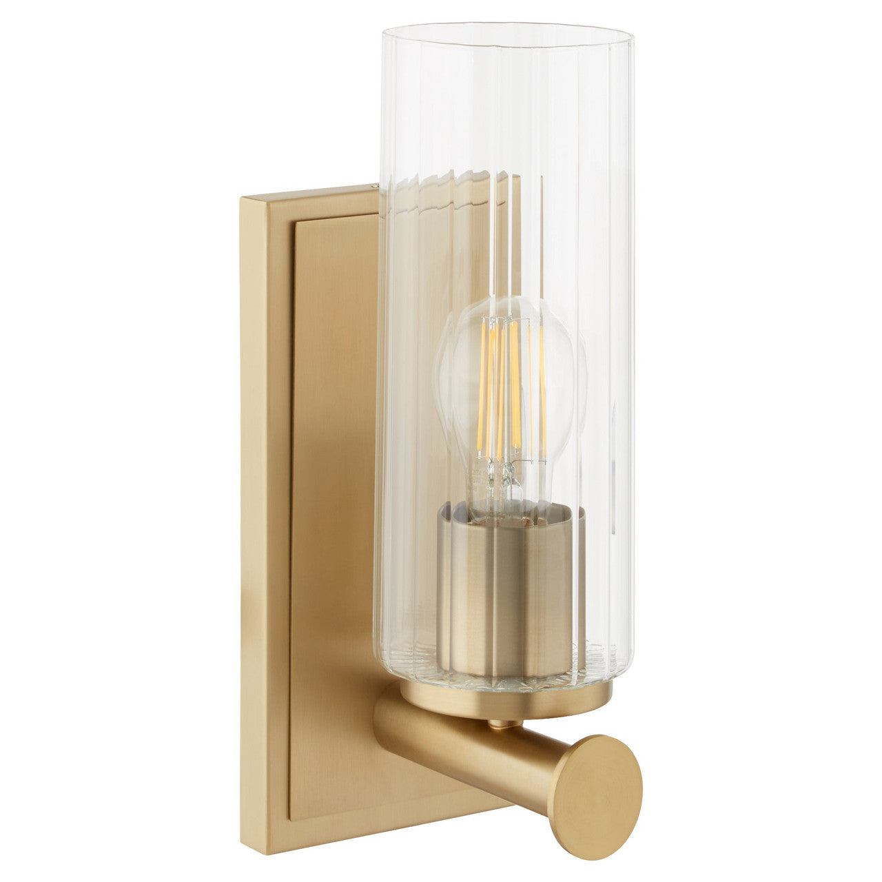 Quorum  Juniper 1 Light Vanity Wall Mount - Aged Brass 540-1-80