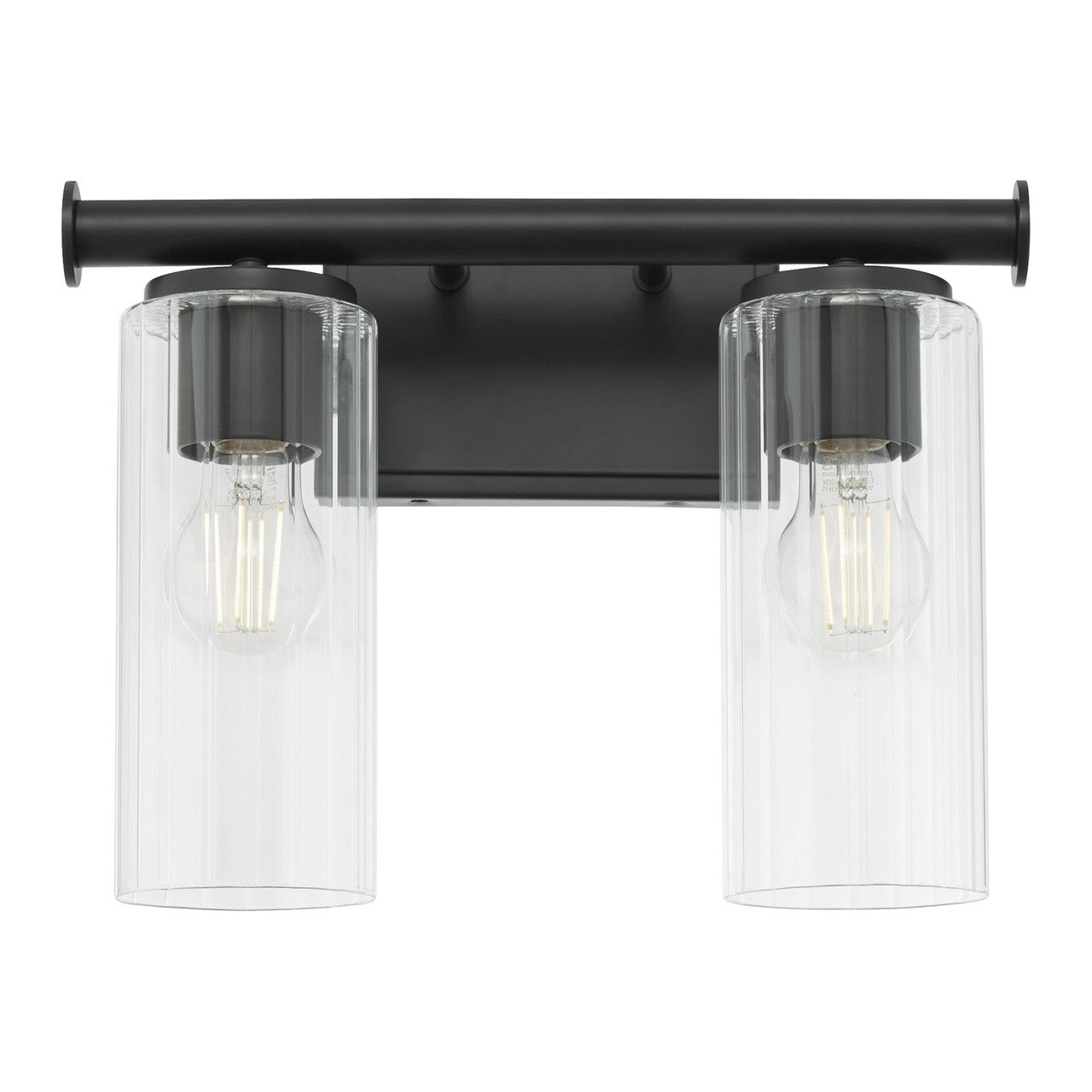 Quorum  Juniper 2 Light Vanity Wall Mount - Matte Black 541-2-59