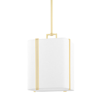 Hudson Valley Lighting Downing Pendant in Aged Brass 5413-AGB