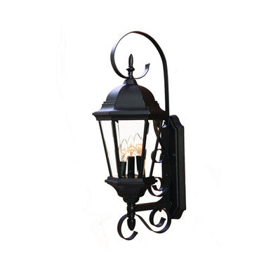 Acclaim Lighting New Orleans 3-Light Matte Black Wall Light in Matte Black 5413BK