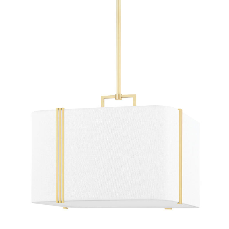 Hudson Valley Lighting Downing Pendant in Aged Brass 5420-AGB