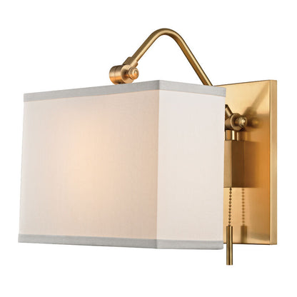 Hudson Valley Lighting Leyden Wall Sconce in Aged Brass 5421-AGB