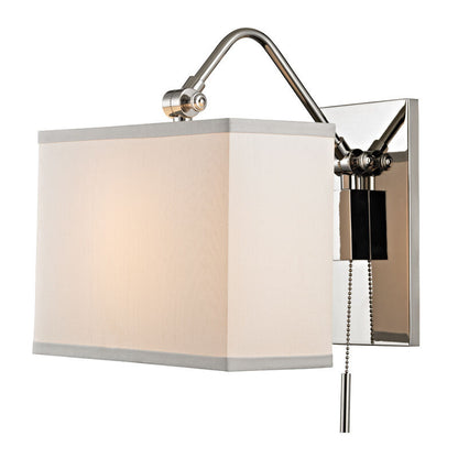 Hudson Valley Lighting Leyden Wall Sconce in Polished Nickel 5421-PN