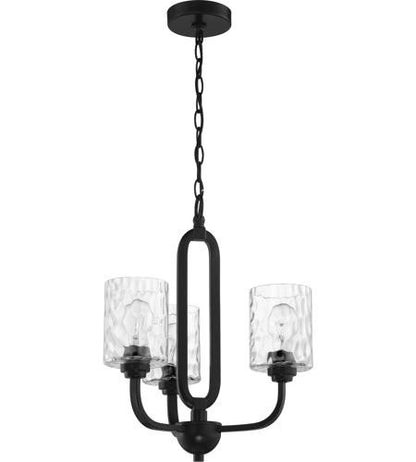 Craftmade 3 Light Chandelier in Flat Black 54223-FB